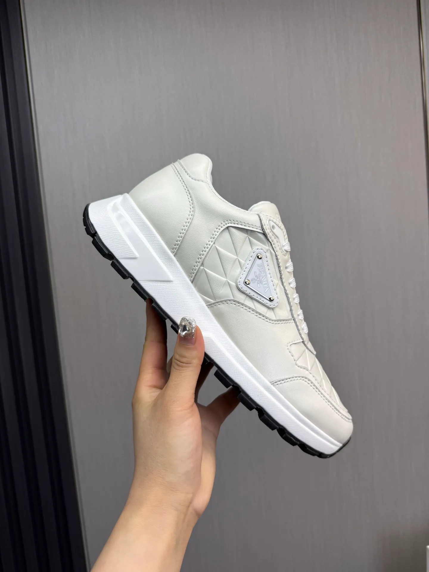 Men's shoes 520💰 [PRADA] Men's shoes are popular in the counter, official website is synchronized, high-quality shipments ✔️Original cowhide splicing + cowhide lining, 1🆚1 replica, original original sole, 38-45 (45 customized, non-refundable)